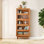 Practical bookcase in Nordic style