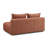Chiemi Cheryll Textured Fabric Modular Loveseat-74233683