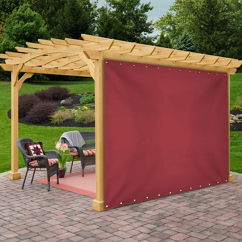 Heavy Duty Multipurpose Waterproof Tarp, Outdoor Protective Tarpaulin with Reinforce & UV Resistant(8 x 10 ft), Red