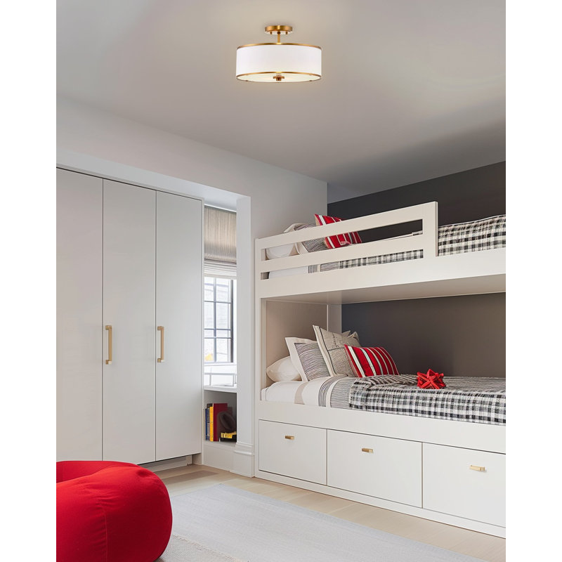 Razik Fabric Semi Flush Mount