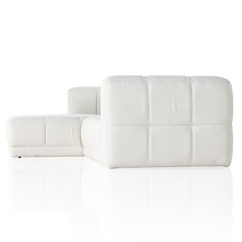Tavi Chaise Sectional, Fiqa Natural Boucle