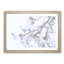 Branch of a White Magnolia Tree in Abstract - Picture Frame Painting Print-55679280-55679282