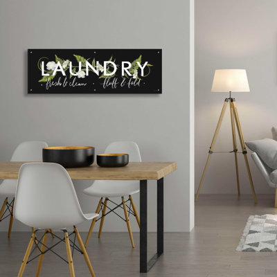 'Laundry Sign' by House Fenway, Acrylic Glass Wall Art