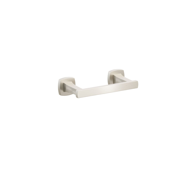 Wall Mounted Toilet Paper Holder, Satin Nickel