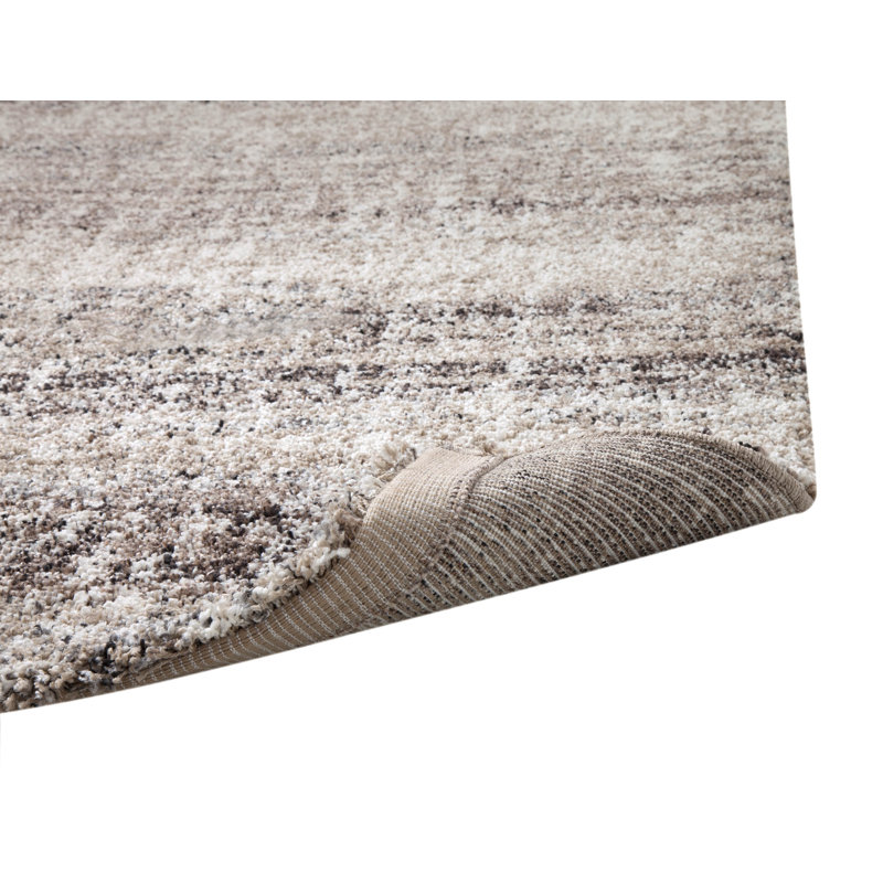 Tapis beige touffeté Quesinberry, Rectangle 5 pi x 8 pi