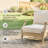  Arikka Eucalyptus Outdoor Lounge Chair