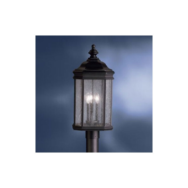 Tête de lanterne d'extérieur 3 lumières Vanna, Noir