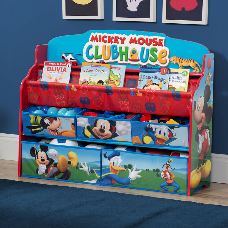Organisateur de jouets en tissu avec bacs Deluxe