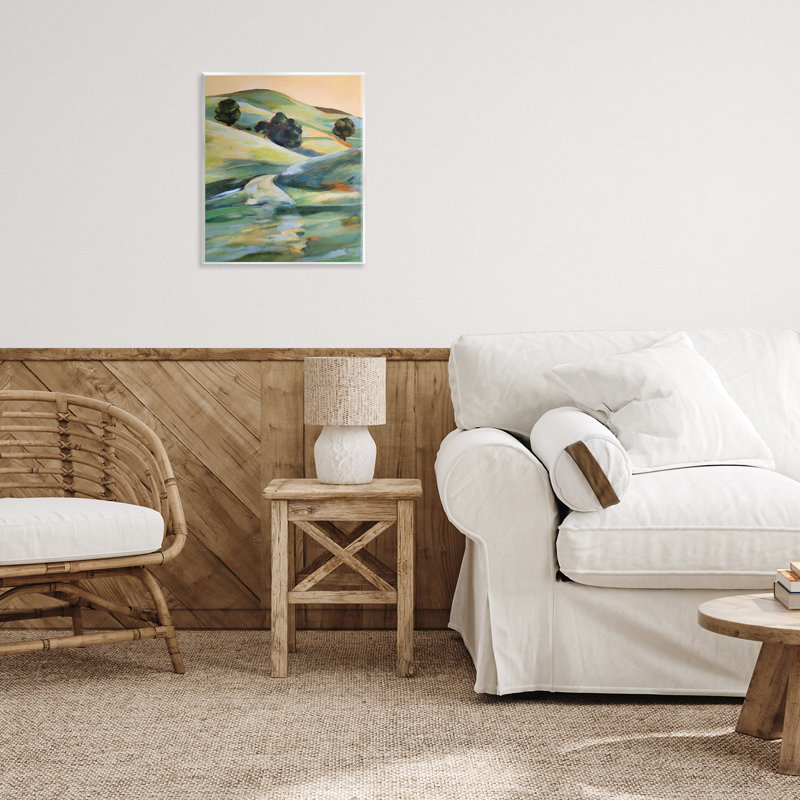 Morning Light Hillside Wall Plaque, design by 1x