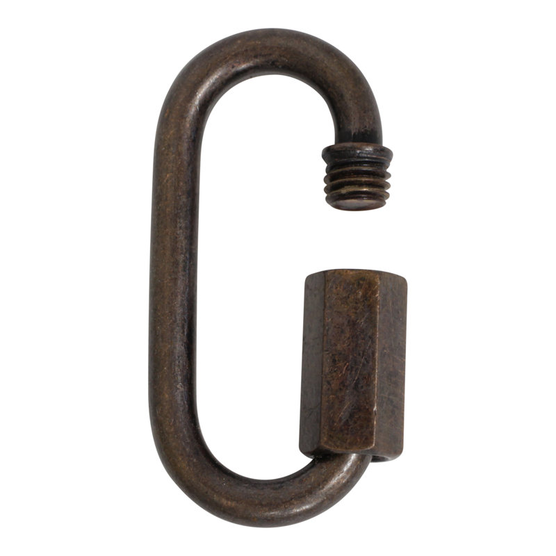 Verrouillage à vis fileté (2 pièces), Laiton, H 1,93 po x l 0,91 po x P 0,2 po