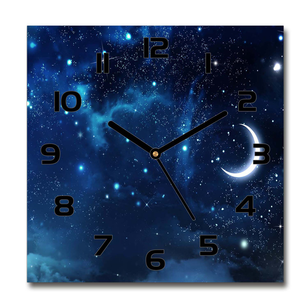 Analoge Wanduhr Starry Sky 60 cm Geräuschlos