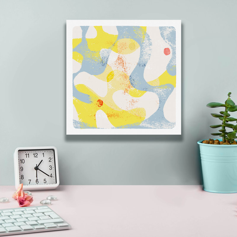  «Mixed Serendipity 4» par Laura Gibson, art mural sur toile, 12 po x 12 po