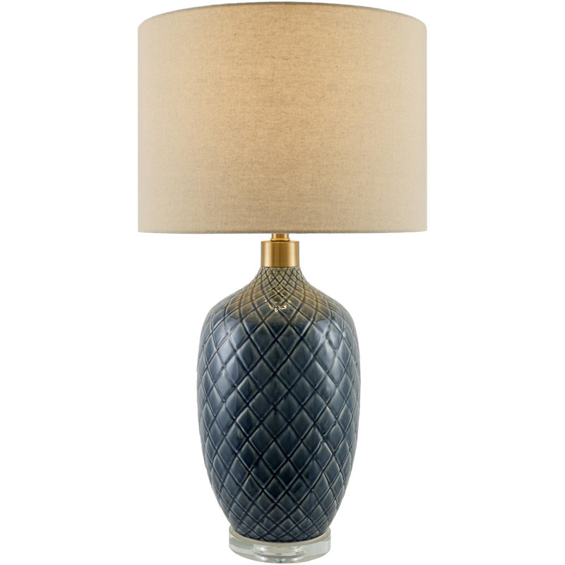 Delfora Table Lamp, Gray