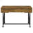 Rustic Nutmeg 2-Piece Computer Desk And Bookcase