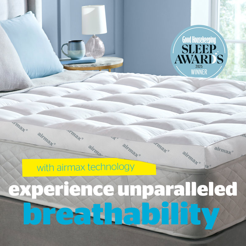 Silentnight Airmax 1000 Breathable Mattress Topper, Double (4'6)