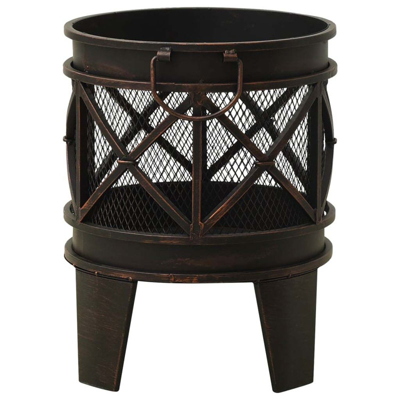 Hada Column Steel Wood Burning Fire Pit