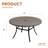 53" Patio Roud Metal Dining Table-982679831