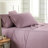 Southshore Fine Linens Vilano Extra Deep Pocket Pleated Sheet Set, Double-Brushed Microfiber 21-Inch Deep Pocket Sheets with Pleated Hem, 2 Pillowcases, King, Lavender-2016060811-2016060805
