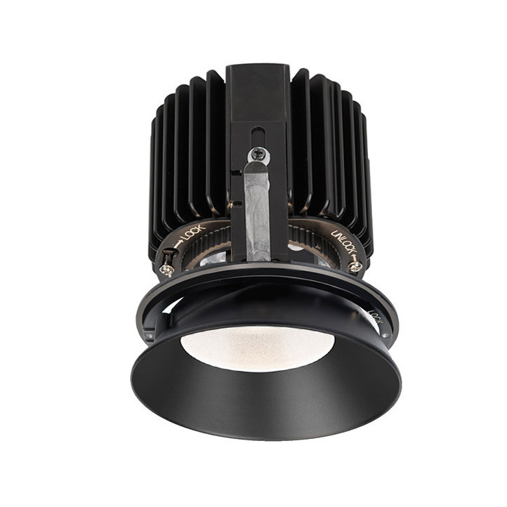 Volta 5.75'' Dimmable Air-Tight LED Retrofit Recessed Lighting Kit, Black