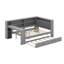 Fauteuil d'appoint simple pivotant en velours 40,2 "avec repose-pieds-1803703257