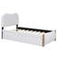 Lit plateforme tapissier avec pieds de support en bois et lit gigogne simple-750922620-750922621