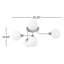 Luminaire semi-encastré Lynnaya 5-E12
