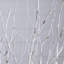 2Ft. Pre-Lit Artificial White Birch Centerpiece With 84 LED Lights
