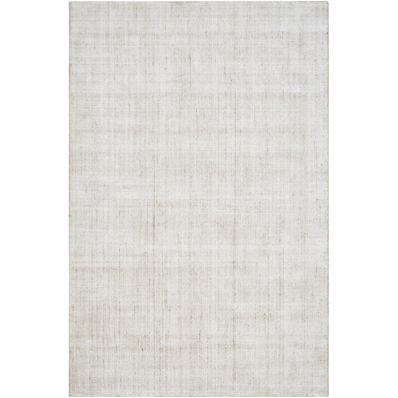 Tapis ivoire en fibres naturelles / polyester tissé à la main Disument, Rectangle 12 pi x 15 pi
