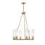 Lustre classique à 6 lumières de style bougie Lustreann-343957339