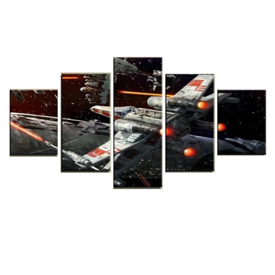 Star Wars - ensemble de 5 impressions sur toile tendue