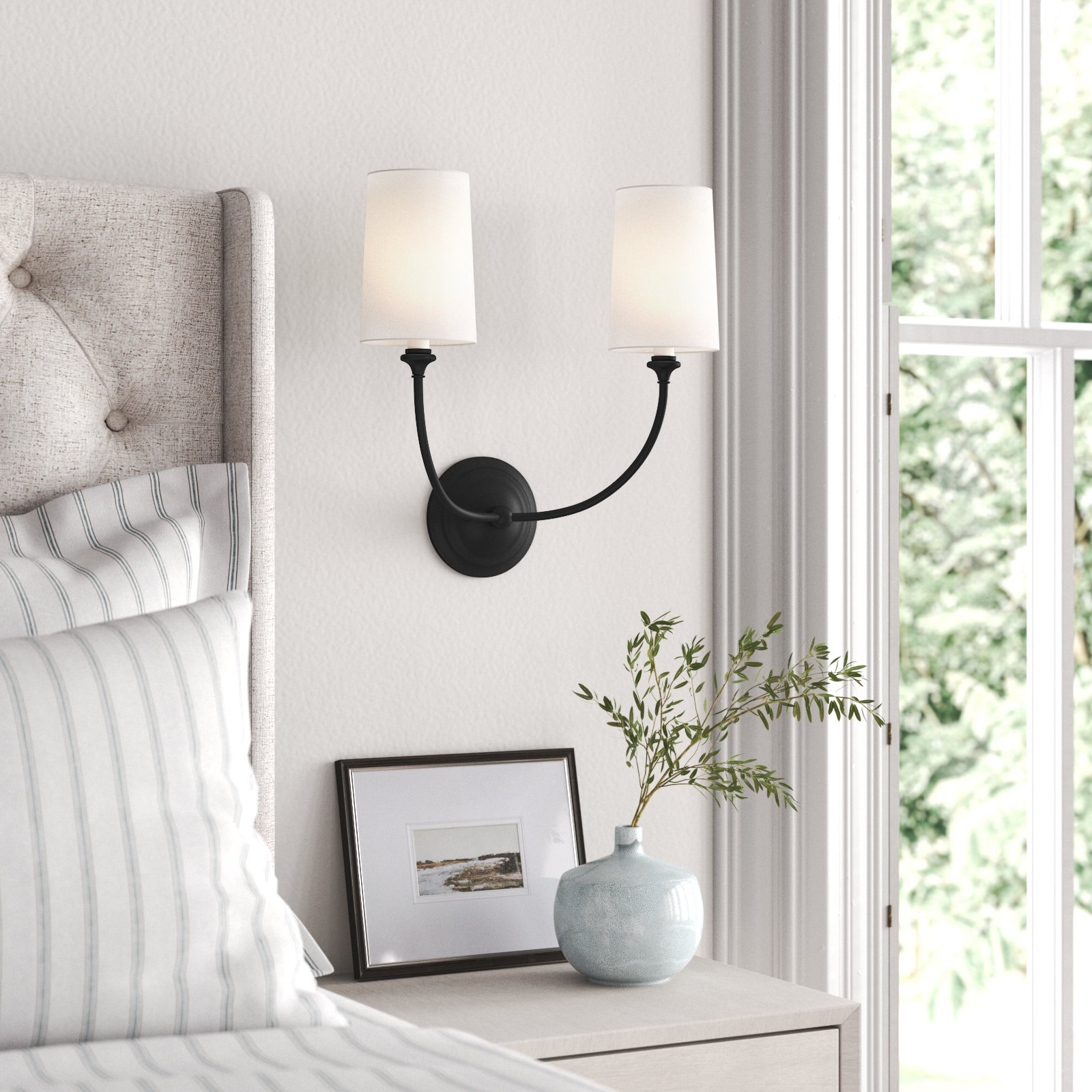 Anni 2-Light Dimmable Armed Sconce