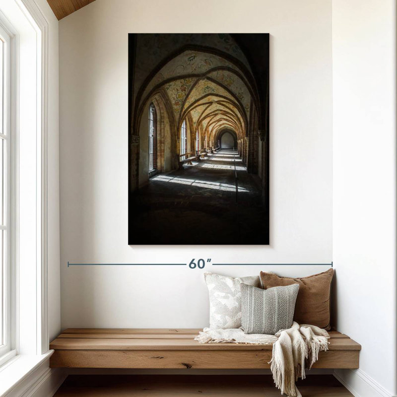 Lilie Schleswig, couloir de la cathédrale, H 48 po x l 32 po