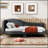 Modern Upholstered Daybed with Headboard, Armrests, and Support Legs for Comfort and Versatility-1901963289-1901963288