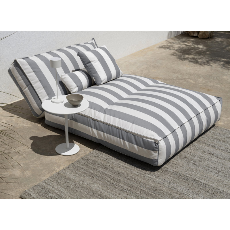 Stay Aluminum Side Table, 17.7" H x 15.8" W x 15.8" D, White