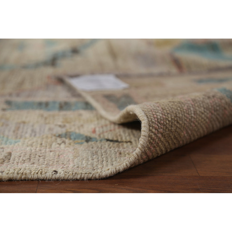 Tapis teint en laine Oushak Earth
