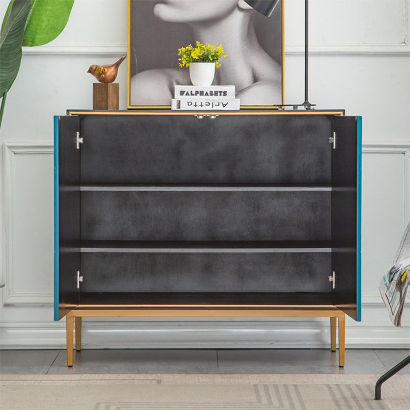 Nouvelle armoire d'appoint peinte de style chinois