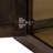 Sollman 61" Kodiak Brown Single Sink Bathroom Vanity with White Ice Quartz Top-124301239