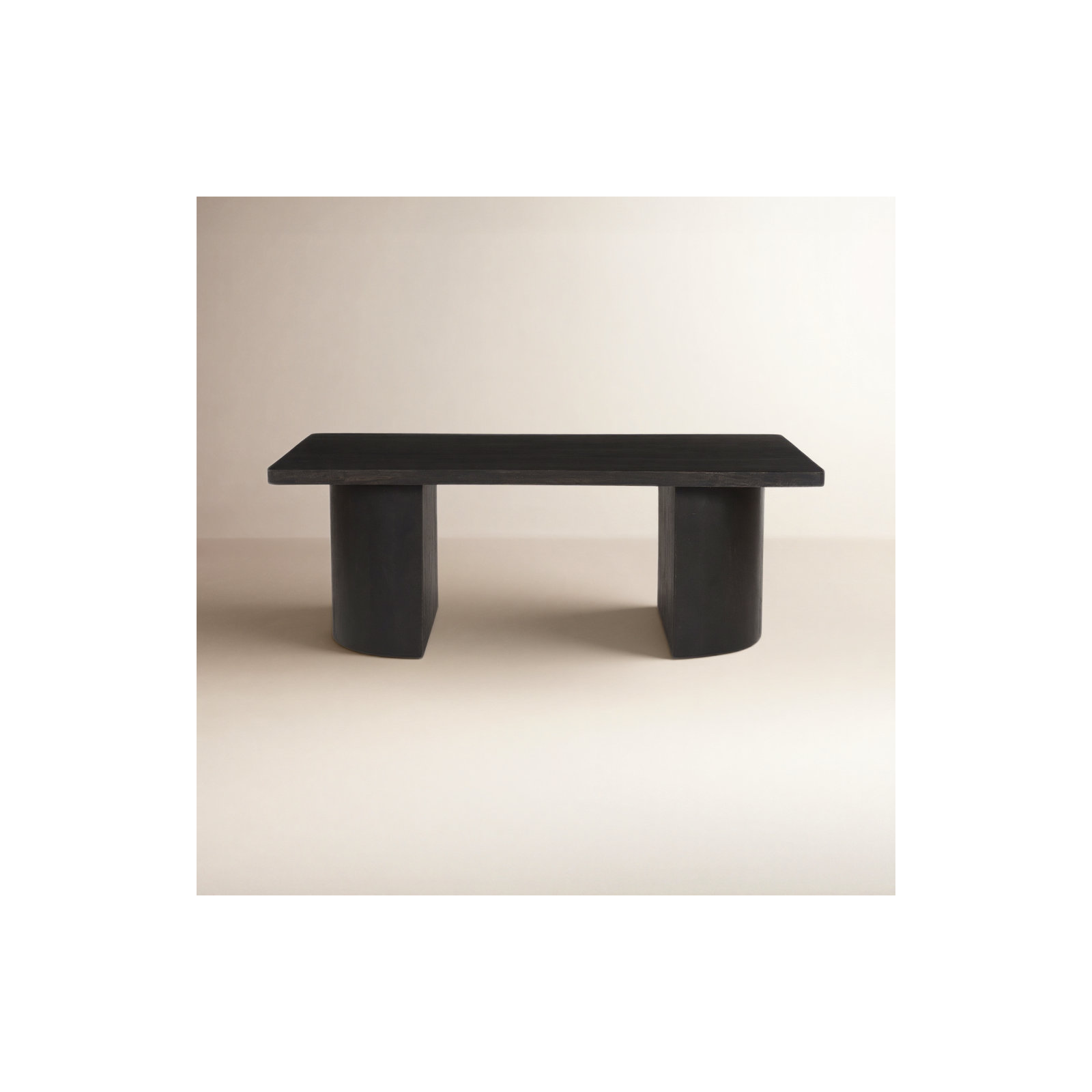Moscow Solid Wood Coffee Table, Black