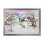Winter Village Life - peinture sur toile-59843399-59843400