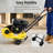 7.0HP Gas-Powered Plate Compactor with 5500 Vibrations Per Minute, 20x14 Inch Compaction Plate, Integrated Transport Wheel, EPA Certified