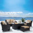 Fionnula 4 - Person Patio Conversation Set with Cushions