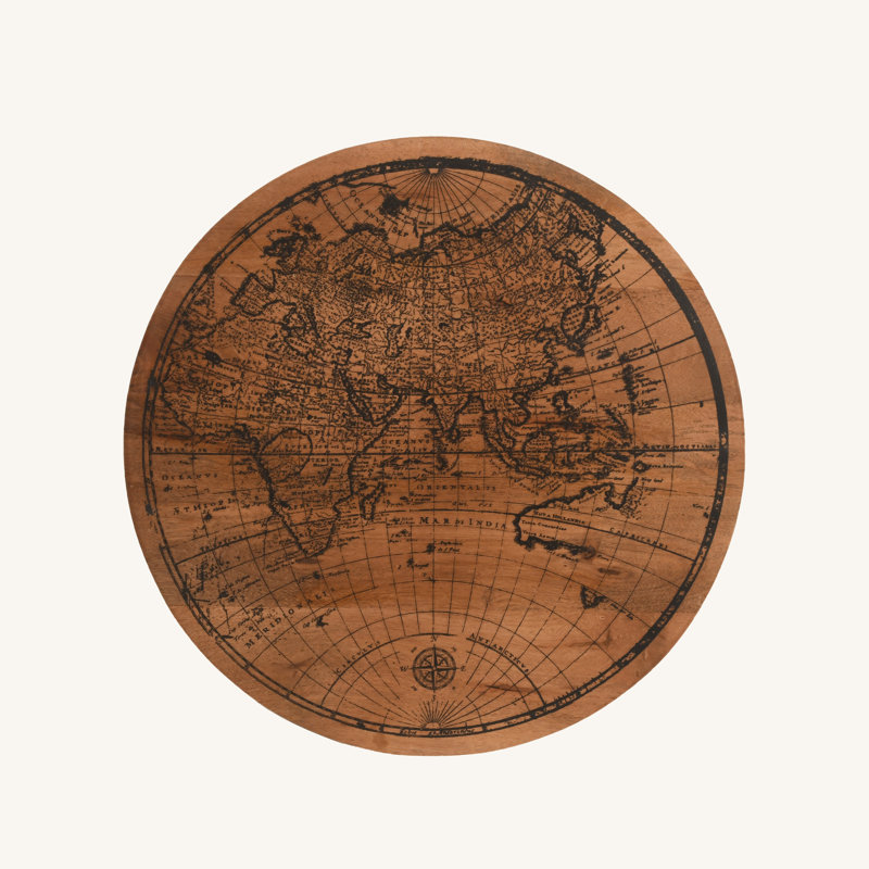 Table de bout à 3 pieds en bois massif
