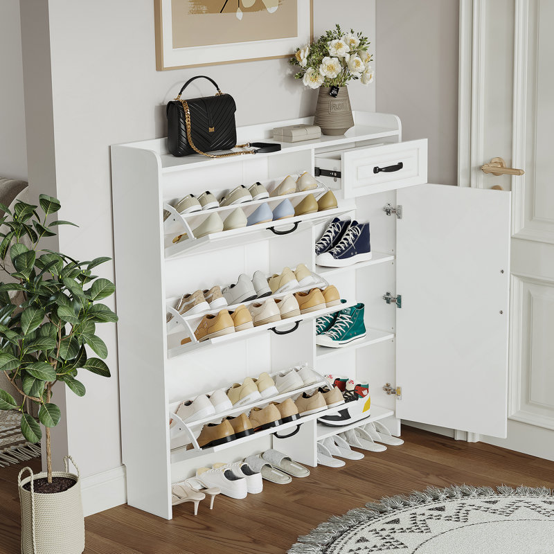 Rangement autoportant pour chaussures, armoire de rangement moderne pour vestibule
