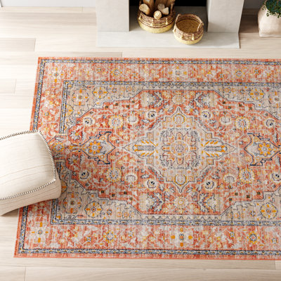Tapis oriental jaune Alkire