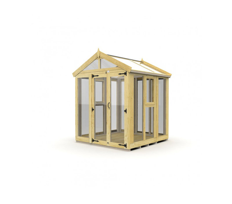 6x6 Glass Green House