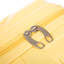 14"/20" 2 pcs/set in ABS Spinner Wheel Luggage, with Combination Lock,14" Cosmetic Case (Yellow)