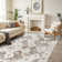 Machine Washable Non-Slip Oriental Area Rug Brown/Beige