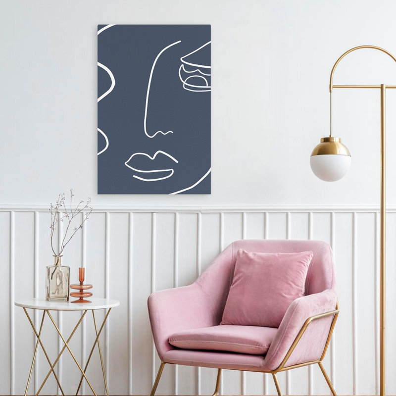 Moments 3 - Art figuratif minimaliste abstrait, H 24 po x l 16 po