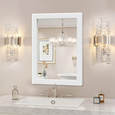Wooden Frame Flat Mirror