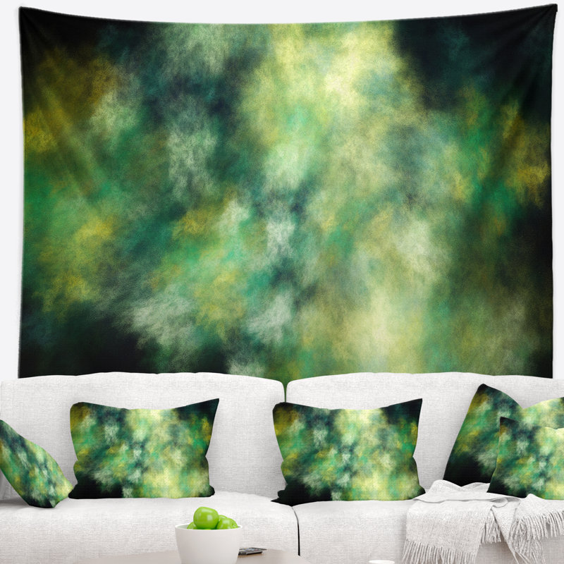 Tapisserie bleu ciel abstract perfect starry, H 32 po x l 39 po